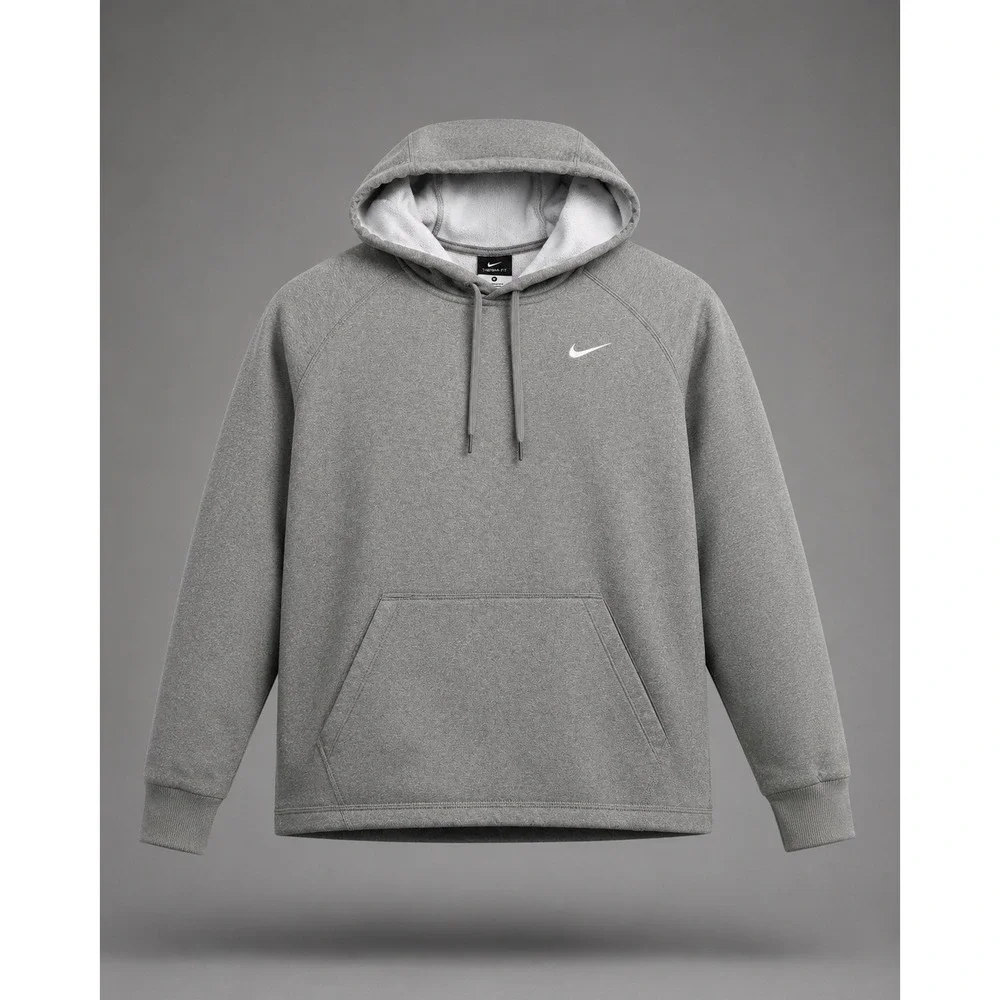 Nike Therma-FIT Hoodie Mens Medium Gray Pullover Fleece Sweatshirt 518115-063